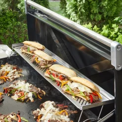 Dual-Level Warming Rack
