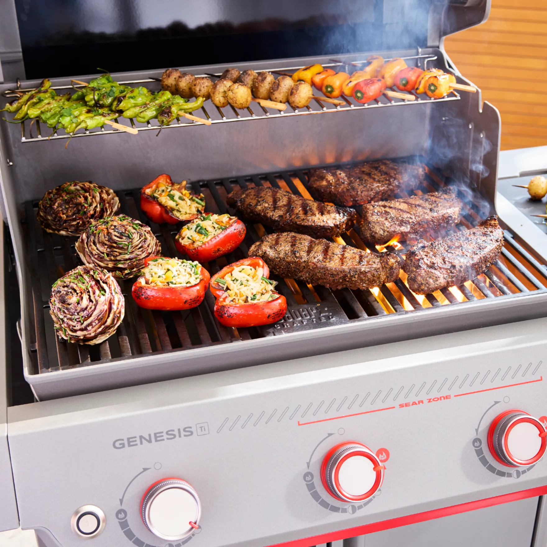 Genesis® E-325W Gas Grill Titanium Edition (Natural Gas)