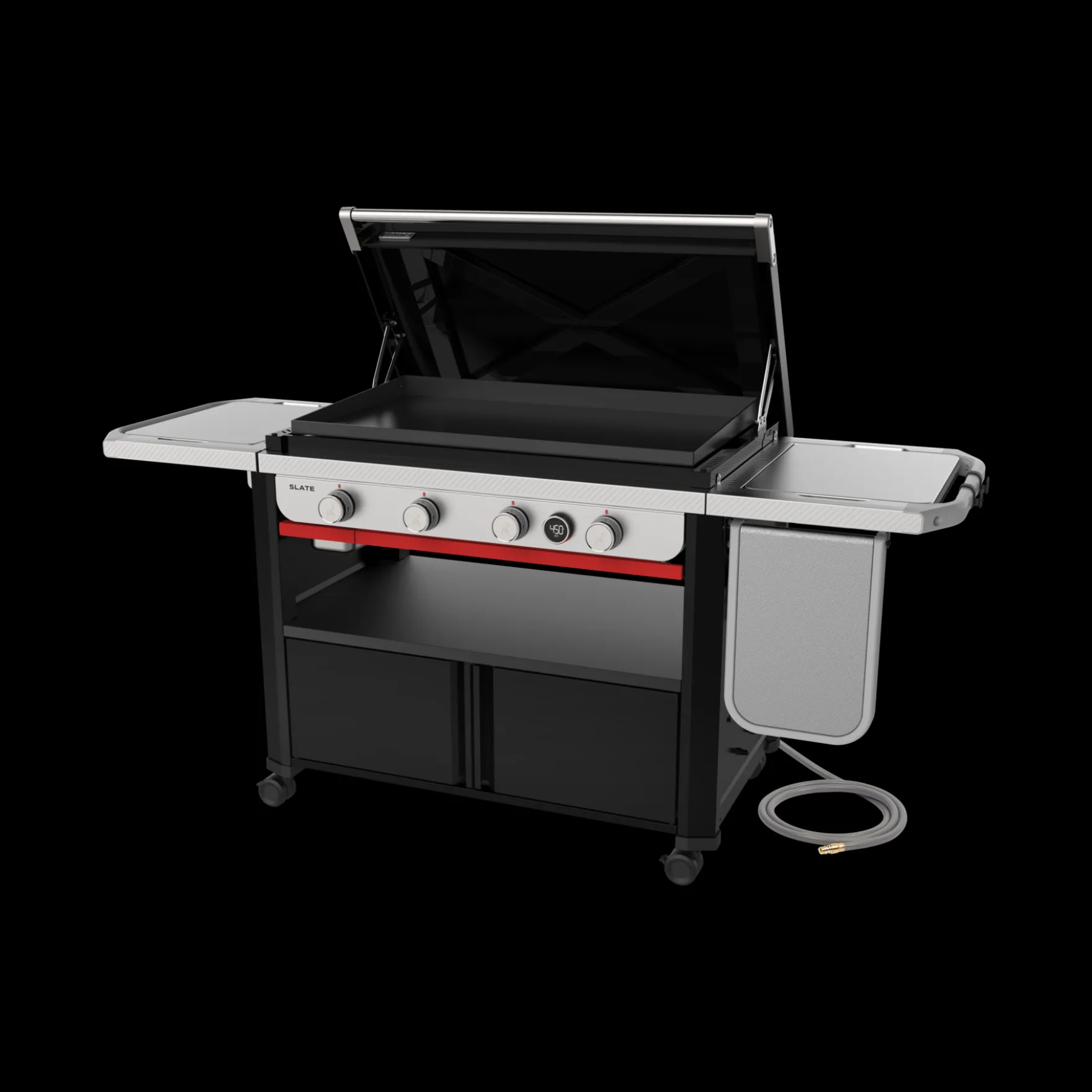 Slate® 36" Rust-Resistant Griddle with Flip-Up Side Table (Natural Gas)