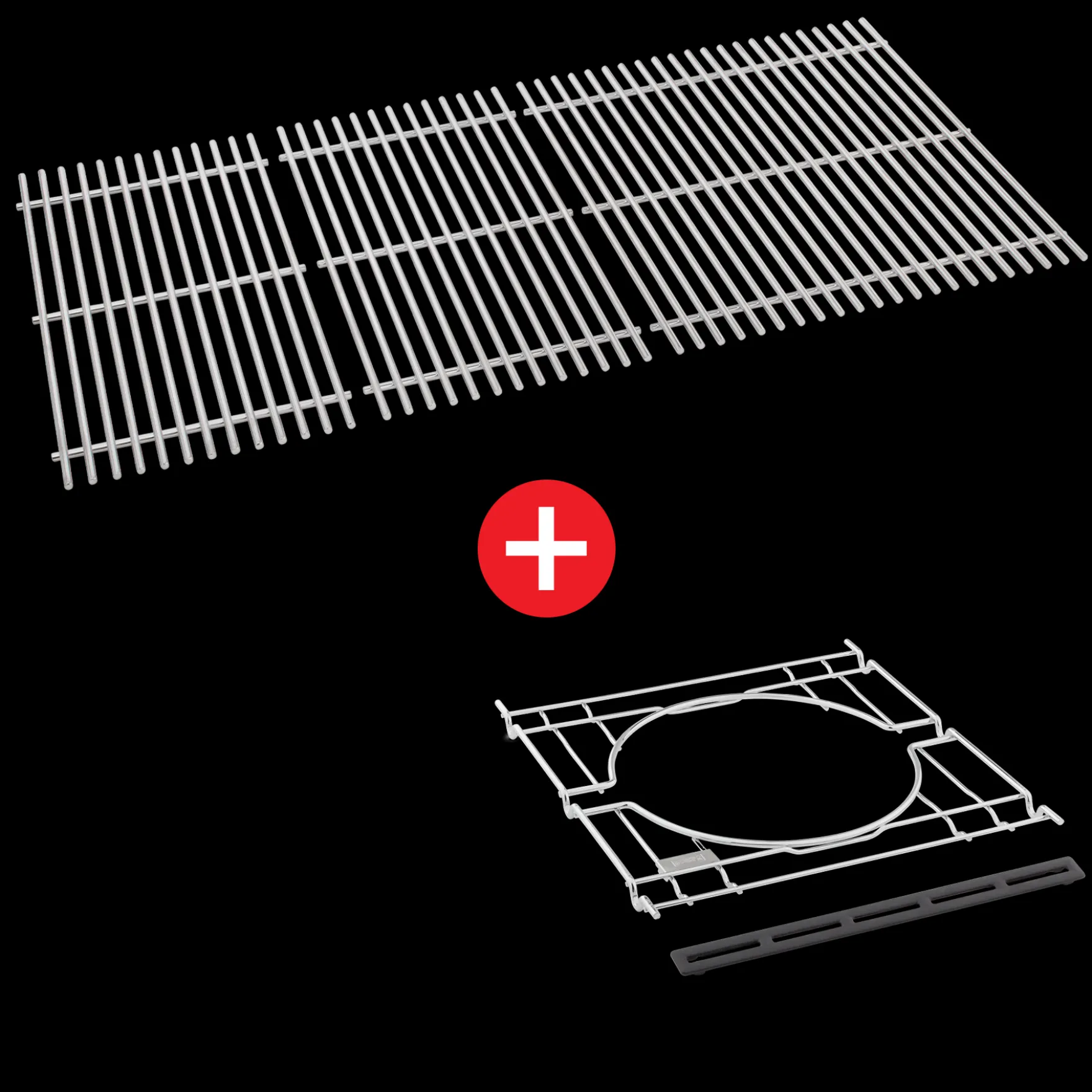 WEBER CRAFTED Stainless Steel Cooking Grates & Frame Kit – SEARWOOD XL 600, SMOKEFIRE EX6